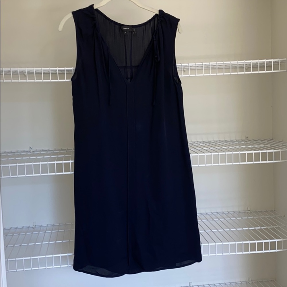 Theory dress with slip insert